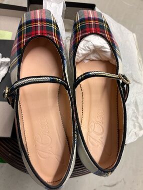 J. Crew Anya Mary Jane Flats. Size 9.5. Like New.